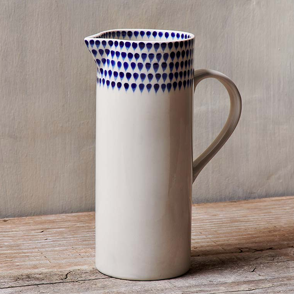 Nkuku Indigo Drop Jug